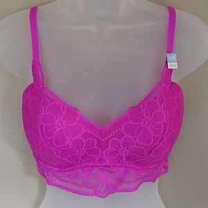 Victoria's Secret PINK tropical lace Push-up Bra